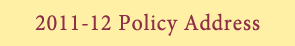 2011 - 12 Policy Address