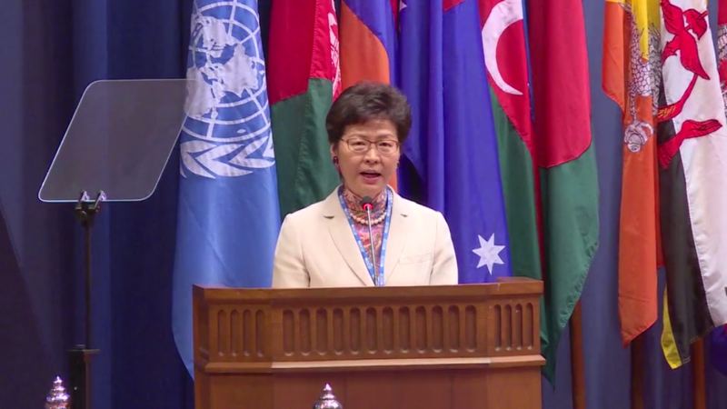Carrie Lam visits Thailand