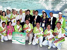SHA visits HK volunteers at Asian Games