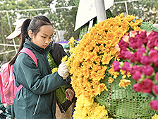 Students' floral work unveiled