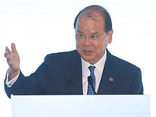 Chief Secretary Matthew Cheung