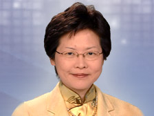 Acting Chief Executive Carrie Lam