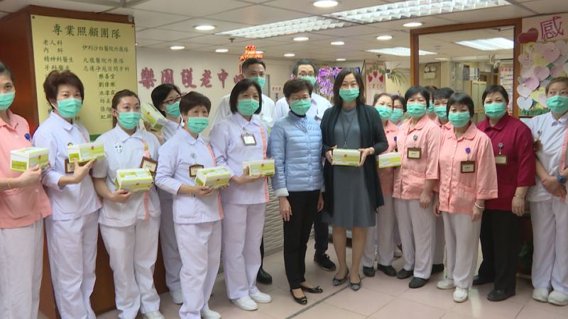 林鄭月娥訪社署