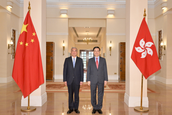 李家超晤山東省委書記