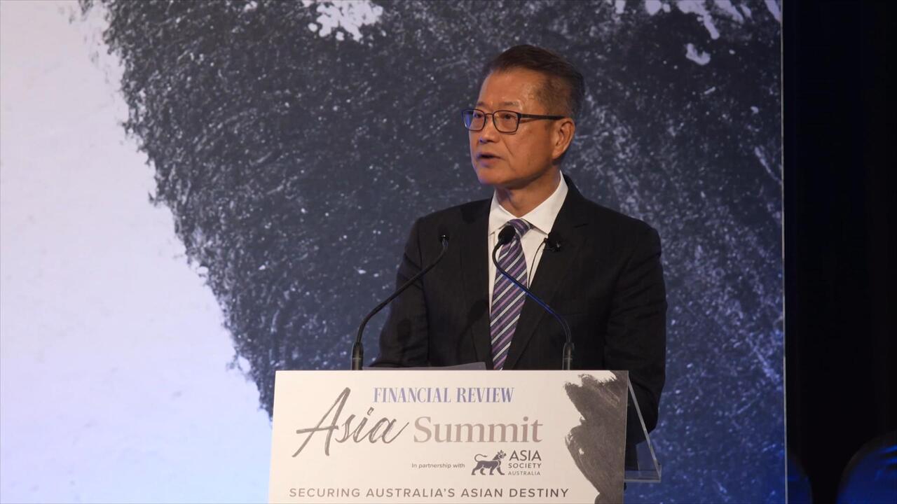 陳茂波墨爾本出席亞洲峰會