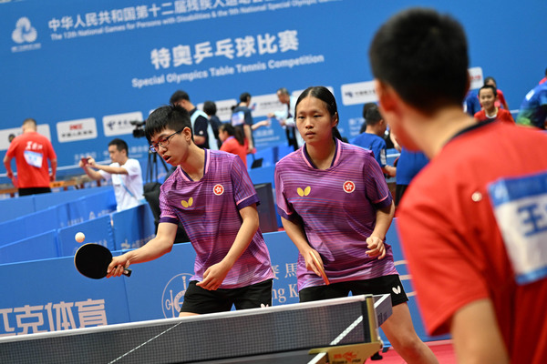 港隊特奧乒乓球再奪兩金