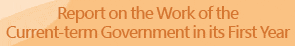 Current-term Government in its First Year