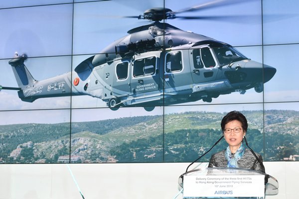Helicopter hail