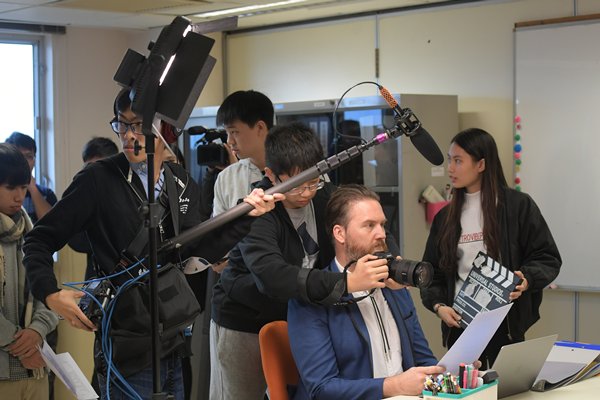 On set