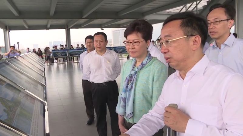 CE visits Zhaoqing, Jiangmen