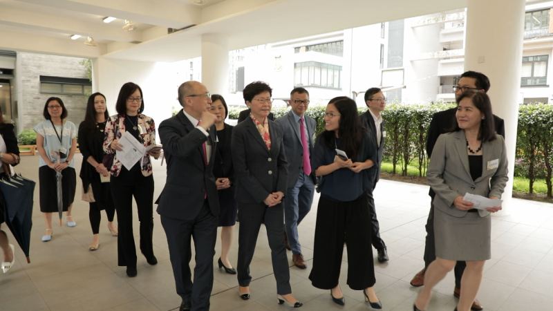 CE visits Kai Tak Dev't Area