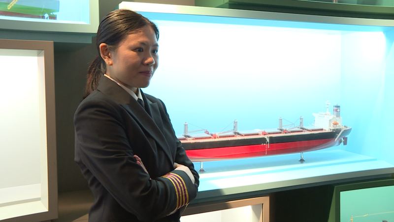 Female engineer scales new heights
