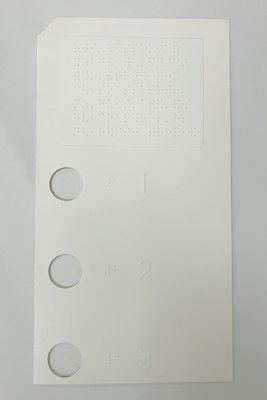 Braille ballots