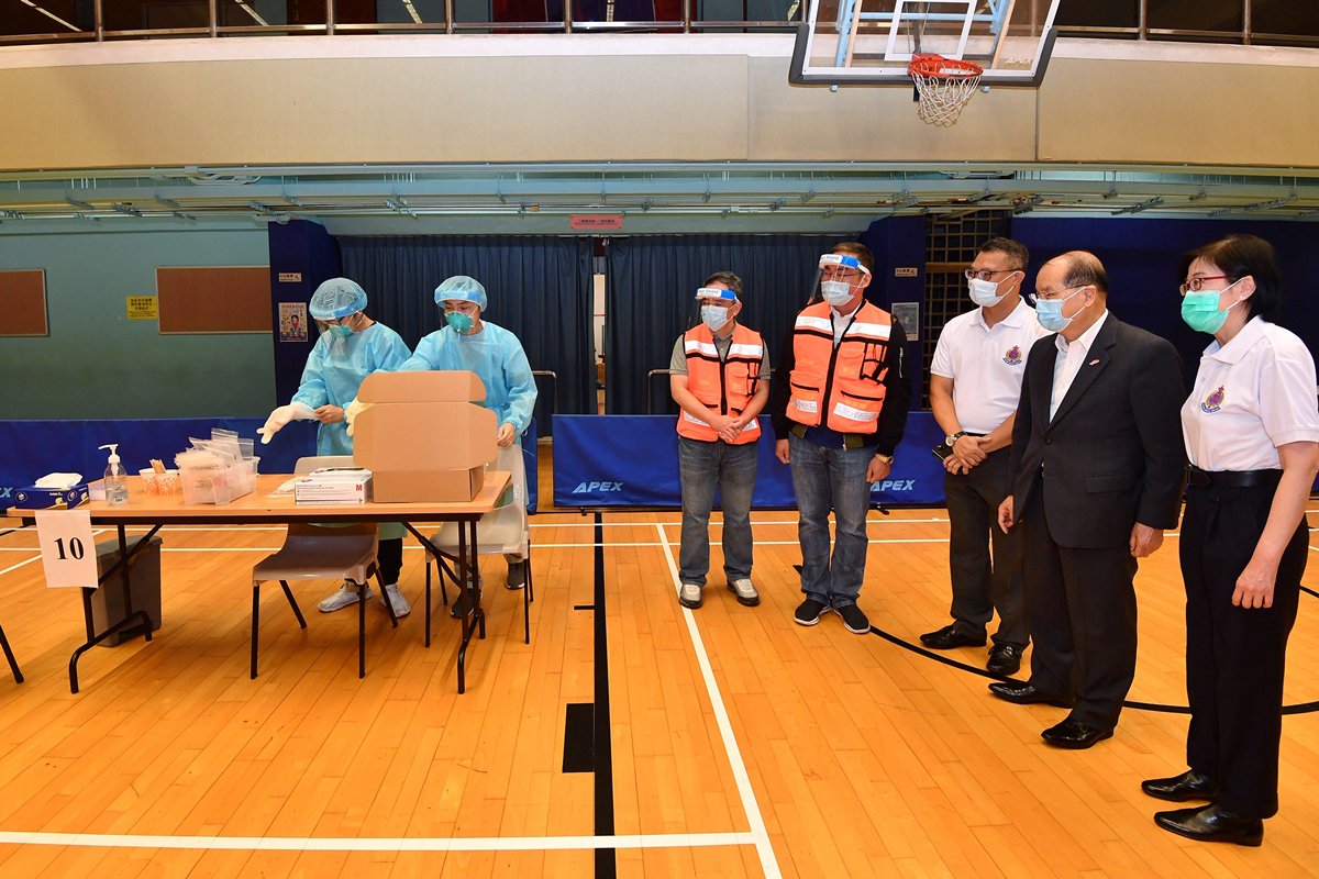 news.gov.hk CS tours testing centre