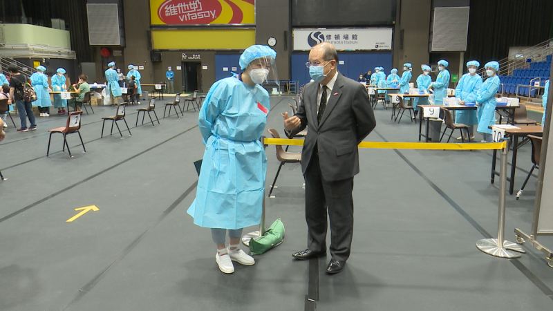 CS visits testing centres