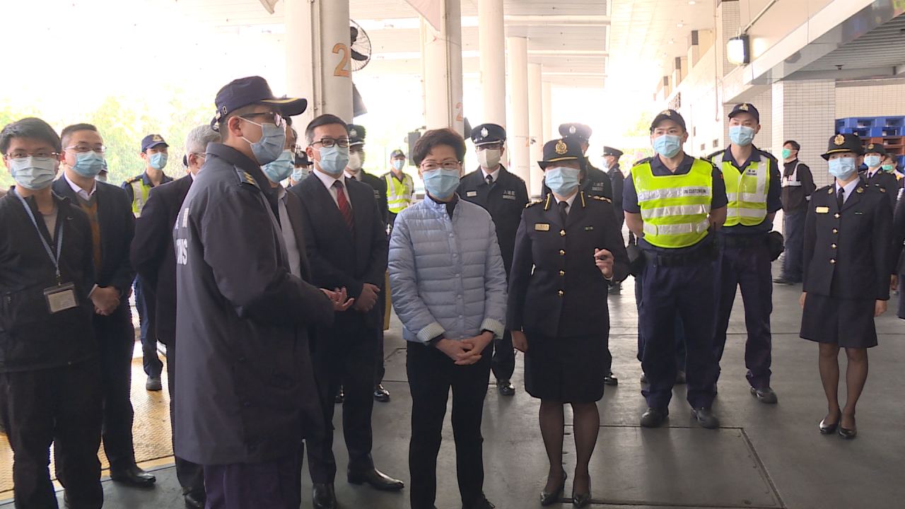 CE visits Lok Ma Chau