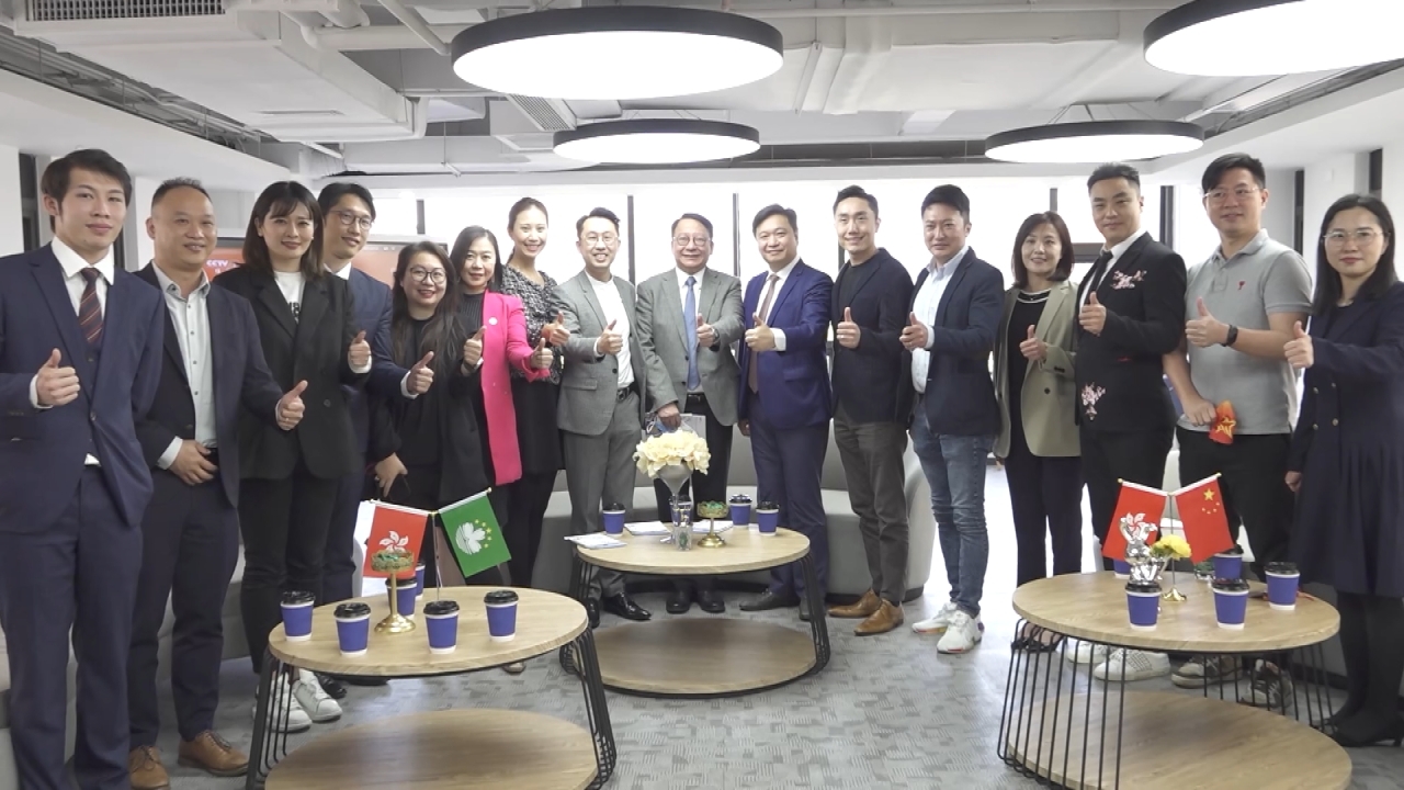 Chan Kwok-ki visits Guangzhou