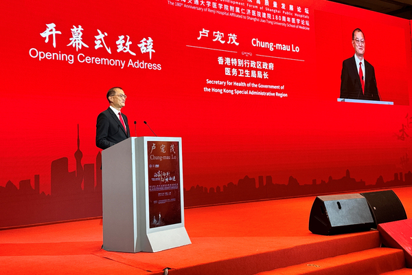 Lo Chung-mau visits Shanghai Lo Chung-mau visits Shanghai