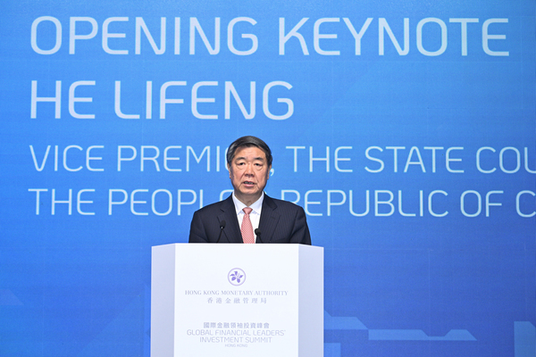 Vice Premier attends finance summit