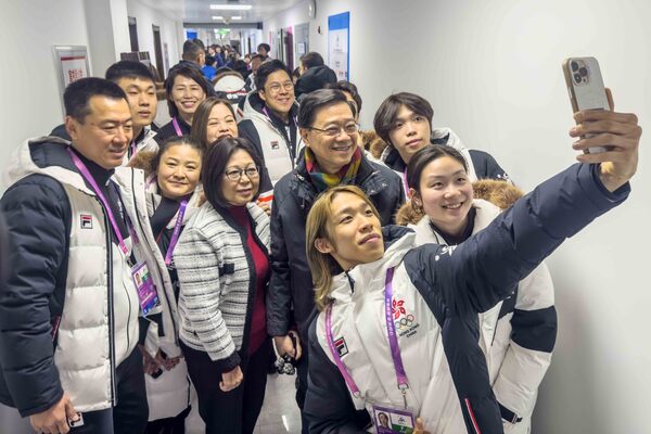 Team selfie