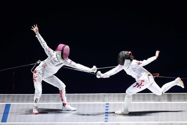 Fencing test event concludes