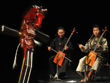 Equine legend: A shepherd who grieved for his dead horse is said to have made the original two-stringed horse-head fiddle from its remains.