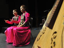 Sibling songstresses: The Horqin Sisters hope the audience can experience the freedom of the grassland through their singing.