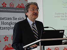 Financial Secretary John Tsang