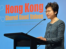 Chief Secretary Carrie Lam