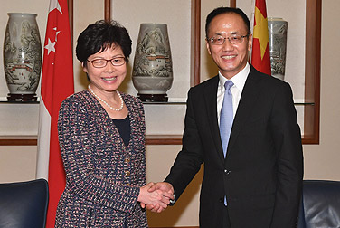 CE visits Singapore, Thailand