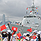 Chinese aircraft carrier visits HK