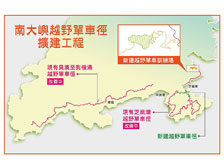 南大屿越野单车径扩建工程。