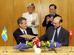 Donald Tsang in Stockholm
