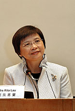 Rita Lau meets media