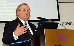 William Ryback speaks at press briefing