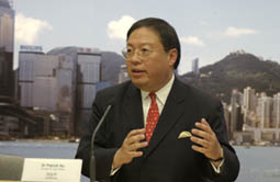 Secretary for Home Affairs Patrick Ho