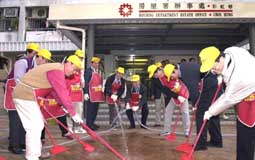 New Year cleaning operation