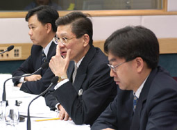 楊永強、高永文及梁柏賢