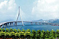 Proposed cross-bay bridge in Tsueng Kwan o