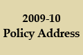 2009-10 Policy Address