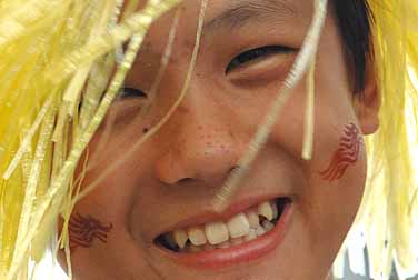 Kid with tatoo on his face