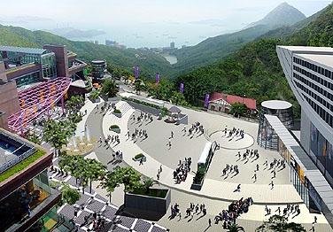 The Peak's commercial core - after