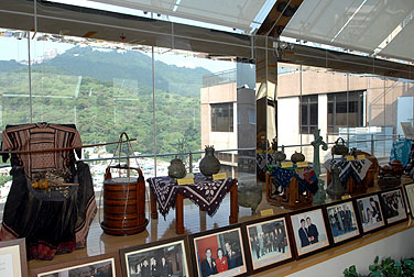 訓練餐廳外的擺設