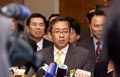 公務員事務局局長會見新聞界