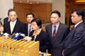 公務員工會代表會見新聞界
