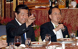 全國政協主席賈慶林和行政長官曾蔭權