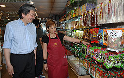 John Tsang visits Kowloon City