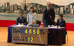 Land auction