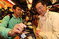 Henry Tang visits Causeway Bay