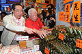Henry Tang visits Causeway Bay